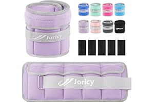 JORICY Peso Caviglia, Pesi per Caviglie, Pesi Regolabili da 2 3 4 5 6 7 8 10 kg 1 Paio Cavigliere Pesi per Fitness, Jogging, Esercizio Fisico, Passeggiate, Ginnastica, Aerobica, Palestra