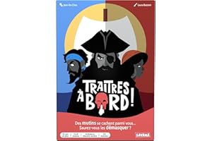 SAVANA Traitres à Bord - Jeu de société - Grand Prix du Jouet 2023 - Jeux à identité secrète - Jeu de Voyage et de Poche - Jeu de Cartes dès 10 Ans