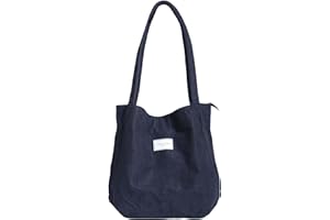 Florence Happy @ England Cambridge ElChic-Sac fourre-tout épais en velours côtelé avec fermeture éclair, élégant, durable et imperméable