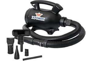 XPOWER A-5 Multi Eletric Duster Dryer Blower Air Pump Compressed Air Duster Vacuum (Black)