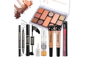 Professional Makeup Set,MKNZOME Essential Make Up Set With Cosmetic Bag Portable Travel Make-up Palette Birthday Xmas Gift Set Makeup Brush Set Eyeshadow Foundation Lip Gloss for Teenagers & Adults