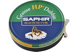 Saphir Graisse Chaussures Avel Boîte, Noir, 100 ml, 1 Unité