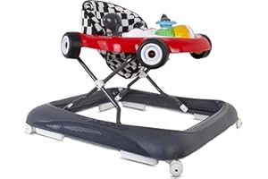 sun baby Girello bambino, primi passi,con funzione swing, luce and Melodia, da 6 Mesi Fino a 12 kg, Seduta Imbottita, Regolabile in Altezza