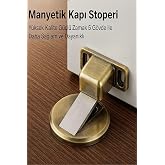 Manyetik Kapı Stoperi &ndash; G&uuml;&ccedil;l&uuml; Mıknatıslı Kapı Tutucu | Delmeden Montaj, &Ccedil;ift Taraflı Bantlı