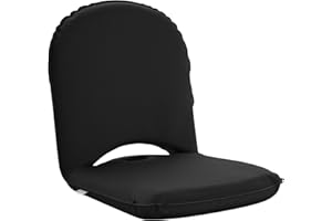 bonVIVO Easy Smart Coussin de Sol - Chaise Japonaise Pliable et Portable - Chaise de Sol Méditation, Lecture et Yoga avec Housse Imperméable