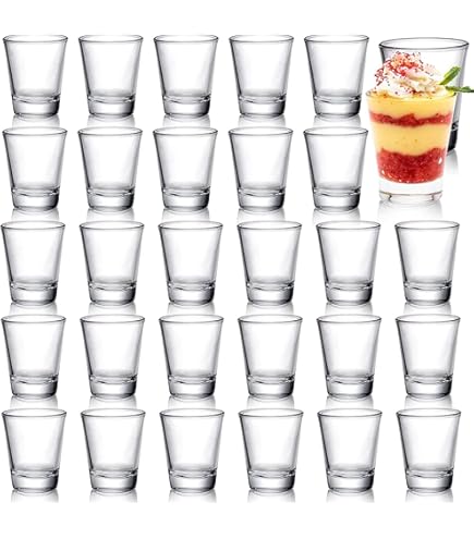 48 Bicchierini Da Shot In Vetro - 2cl E 4cl - Fondo Rinforzato - Lavabili In Lavastoviglie - Per Feste E Bar - Foto 5