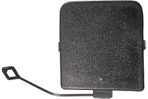 Stoßstangen Abschlepphaken Augenabdeckung, MILLAY Passend for BMW X1 E84 2009–2012 51122990609 51122990610 Autozubehör, Abschlepphakenkappe for hintere Stoßstange, Abschleppösenabdeckung (Size : Blac