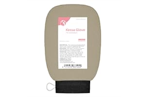 Guanto Esfoliante MORBIDO Kessa di Fatima's Garden per Corpo & Viso - Pulizia Profonda e Rimozione della Pelle Morta - Ideale per Hammam, Bagno, e Doccia (1 guanto MORBIDO marrone)
