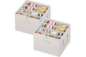 Lifewit Składany Organizer na Buty, Pudełko do Przechowywania Butów w Szafie z Przezroczystą Pokrywą na 12-16 par, Dolne Wsparcie I wzmocnione Uchwyty, Biały, Zestaw 2 Sztuk