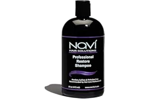 NAVI HAIR SOLUTIONS Navi Professional Strength Hair Loss Shampoo for Hair Growth, DHT Blocker Shampoo for Thinning Hair with Biotin Keratin and Vitamin E, Paraben and Sulfate Free, Hair Regrowth for Men and Women, 473ml