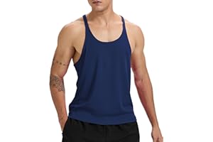 RANE SPORTS Camiseta sin Mangas para Hombre, Chaleco de Entrenamiento físico, Camiseta Deportiva de Secado rápido para Correr y Gimnasio