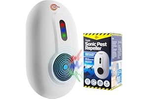 RATKIL Ultrasonic Pest Repeller Plug In with 3 Working Modes - Insects, Rat & Mouse Repellent - Ideal for Mice, Rats, Mosquitoes, Moths, Ants, Spider Repellent Plug In - Pest Repellent Ultrasonic Plug In