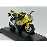 MotoGarage Koleksiyonu: Gold BMW S1000RR 1:18 &Ouml;l&ccedil;ek Diecast Motosiklet Model &ndash; Lisanslı Metal Maket Oyuncak &amp; Biblo