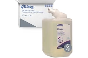 Kleenex Seife 6333 - Handseife für die häufige Verwendung - transparent/parfümfrei, Handreiniger 6 x 1 L