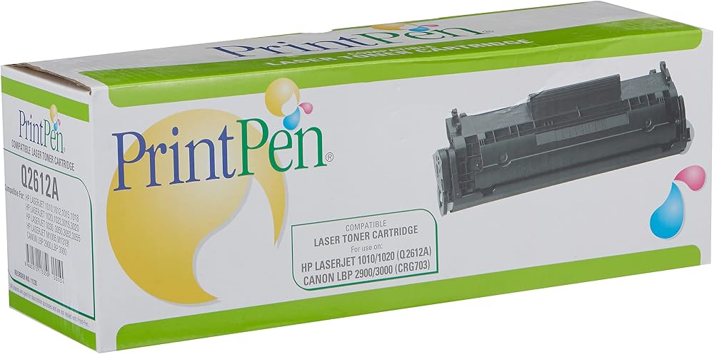 Printpen Q2612A (12A) & Can. Crg-703 Muadil Toner