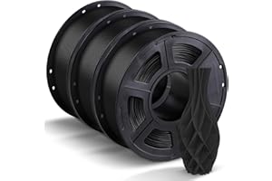 ANYCUBIC Filamento PLA 1,75 mm per Stampante 3D, Neatly Wound, Precisione Dimensionale +/- 0,02 mm, Nessun Odore, Nessuna Bolla, Robusta(Nero, 3KG)