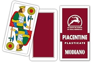 MODIANO Carte Regionali Piacentine fondo pieno Bordeaux