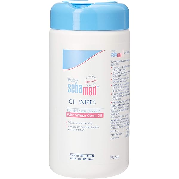sebamed baby oil wipes