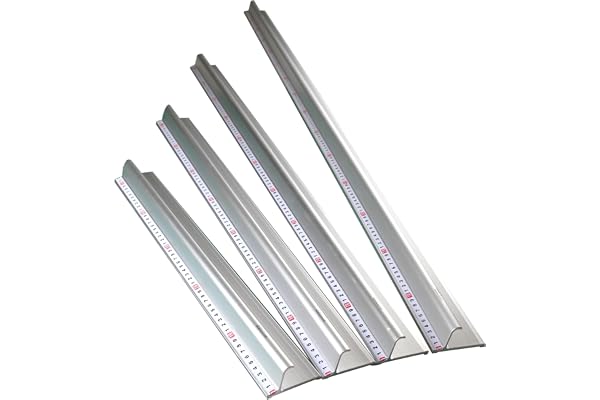 Snyderline Profi Skärlinjal Zero 150 cm Aluminium med Stålkant, Skala från 0