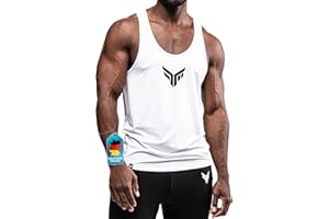 Fitness Method® Tank Top Herren - Extra Funktionelle Sport Bekleidung - verringert erheblich die Schweißbildung - Stringer Tanktop