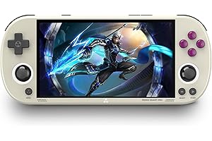 TONGDAO Trimui Smart Pro - Console di gioco portatile, sistema Linux, A133P, scheda SD 128G, supporto WiFi multiplayer online (grigio)