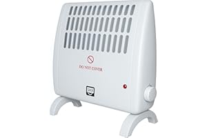SHX Frostwächter mit Wandhalterung 450W SHX05FW450 – Frostwächter mit regelbarem Thermostat, 450 Watt, Standgerät oder Wandmontage, weiß