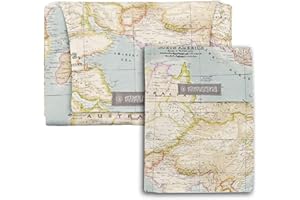 MIMUSELINA Fasciatoio Pieghevole da Passeggio + Portapannolini Confezione da 2 Pezzi - Fasciatoio da Viaggio Portatile Impermeabile abbinato con Organizer Porta Pannolini da Borsa (Mappa)