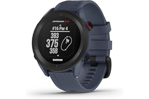 Garmin Approach S12, Reloj para Golf, Campos mundiales preinstalados, Bluetooth y Resistente al Agua, Gris