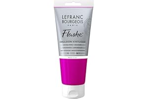Lefranc Bourgeois Flashe Acrylique Tube 80ml Rose Fluo
