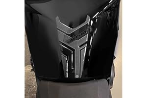 labelbike - 3D Sticker Motorcycle Tank Pad Decoration and Protection in Resin Compatible with Yamaha MT-10 2022-2023 - Color Gray