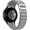 EDNITA 22mm SmartWatch Strap With Alpine Loop For Noise Colorfit Ultra/Oneplus 46mm/Samsung Galaxy Watch 3 45mm/Realme S/S Pro/ & With All 22mm Watches-Grey-Pack Of 1