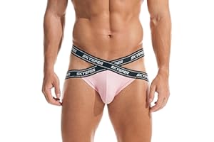 SKYSPER Herren Jock Strap Athletic Supporter für Männer, sexy Jockstrap männliche Unterwäsche