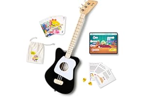 Loog, Mini-Akustikgitarre mit 3 Saiten Schwarz