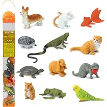Safari Ltd. People TOOB – 7 Alltagshelden-Figuren: Bauarbeiter, Polizist, Postbote, Pilot, Koch, Feuerwehrmann, Tierarzt