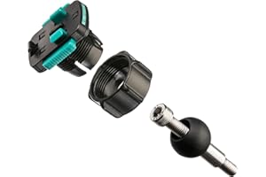 Ultimateaddons M8 Motorcycle Handlebar Top Clamp Bolt Attachment with 3 Prong Attachment