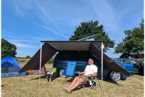 COMFORTZ LEISURE Comfortz Sun Shadz/Rain Shield Side Panel Set for 2.6m Awnings - Campervan California, Marco Polo, Fiamma, Thule, Dometic, Omnistor