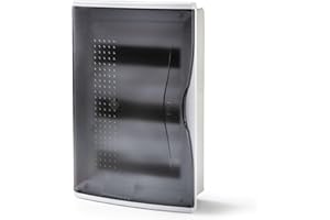 Famatel 3536 - Caja empotrar para automático 36 elementos puerta transparente