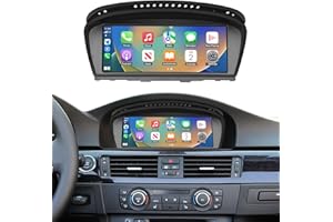 Road Top Ekran CarPlay, 8.9 calowe radio samochodowe stereo dla BMW 3er 5er E90/E91/E92/E93/E60/E61 2008-2013 Jaar met CIC Systeem, radio samochodowe z wąską ramką dla CarPlay/Android Auto/MirrorLink