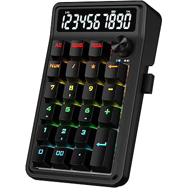 USB Numeriek Toetsenbord, Mini USB Draagbaar Numeriek Toetsenbord, Geschikt Voor Laptops, Desktops, Laptops, pc's, 19 Toetsen