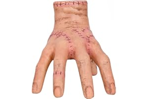 CRZYPLEA Modello a Mano, Mano del Mercoledì, Wednesday Hand, Oggetti di Scena per Foto Cosplay, Regali per Halloween Carnevale, Halloween Decorazioni