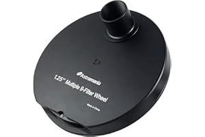 Astromania 3,2 cm (1,25 Zoll) Filterrad für Teleskop mit 9 Positionen, ermöglicht Ihnen ein Bild ohne Reflexionen oder Streulicht