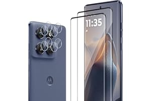 ELYCO Schutzfolie Kompatibel mit Motorola Moto Edge 60 Fusion/Edge 60 für Panzerglas, 2 Stück Schutzglas + 2 Stück Kameraschutz, 9H Härte Anti-Kratzer, HD Klar Displayschutzfolie