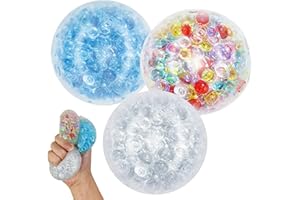 OPEIXSAYKOC 3 Stück Stressball, Quetschball, Knetball Kinder, Anti Stress Bälle zur Linderung von Angstzuständen, Anti Stress Spielzeug für Erwachsene Kinder, Sensory Stress Ball für ADHD Autismus