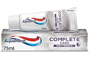 SENSODYNE Aquafresh Complete Care Whitening Fluoride Toothpaste. Helps Restore Your Teeth’s Natural Whiteness. Actively deep Cleans and freshens Whole Mouth.