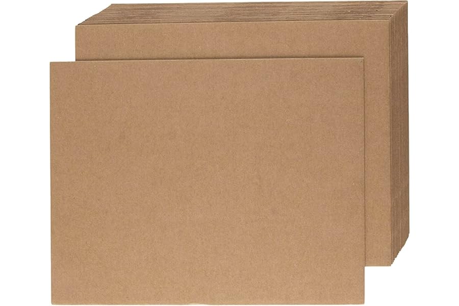 10 x A1 Corrugated Cardboard Packaging Sheets Kraft Pads Single and Double Wall Protective Dividers for Cushioning & Crafts (Single Wall, A1-841 x 594mm)