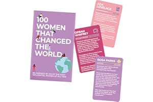 Gift Republic 100 Women That Changed the World Inspirational Cards Multicolor GR490118