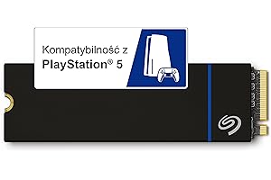 Seagate Game Drive M.2 SSD for PS5, 1 TB, Wewnętrzny dysk półprzewodnikowy – PCIe Gen4 NVMe 1.4, do 7300 MB/s z rozpraszaczem ciepła (ZP1000GP3A4001)