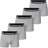 VIEN&KARL 5'li Paket Erkek Premium Boxer Gri XXL