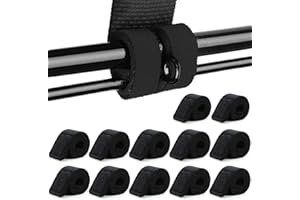 PLAPOT Cinture per Canna da Pesca, Cinghie Elastiche da Pesca, Cinghie Regolabili per Canne da Pesca, Nastro Elastico in Velcro, Attrezzatura e Accessori da Pesca