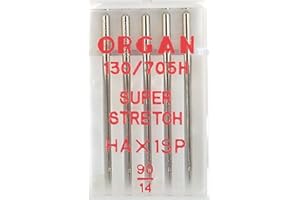 GROßHANDEL FÜR SCHNEIDERBEDARF Organ Nähmaschinennadeln Super Stretch 90er 130/705 H